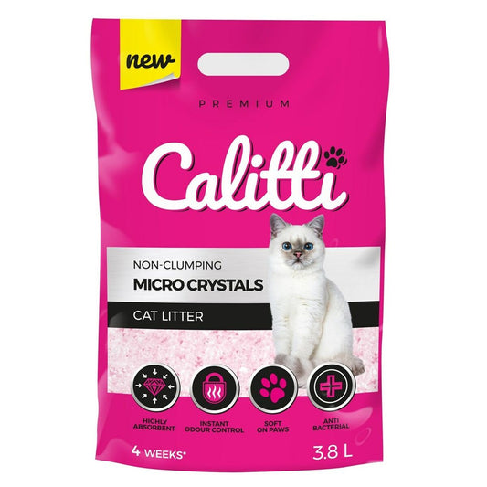 Cat Litter Calitti Micro Crystals Plastic 3,8 L-0