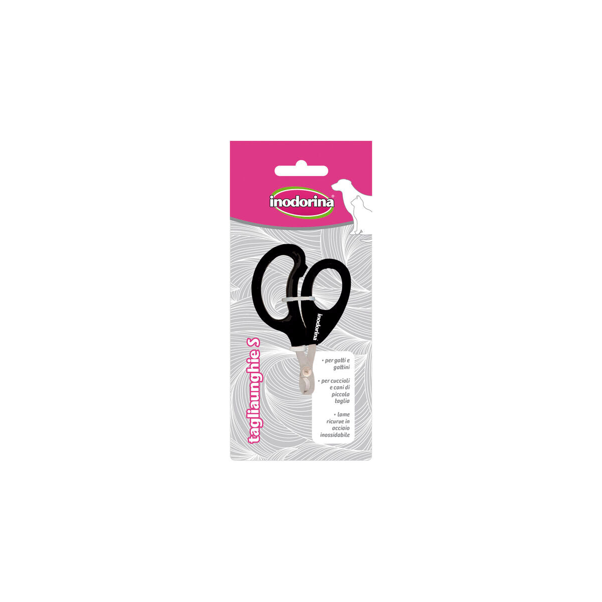 Pet Nail Clippers Inodorina Black Steel-0